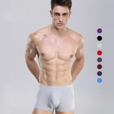 China Custom Logo Antibacterial Mens Boxer Shorts Wholesalers Brief Breathable Quick Dry Moisture Wicking Cooling Modal Mens Underwear for sale