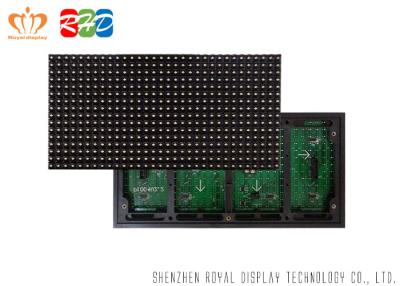 China P10 Led Moving Message Display SMD3535 Traffic Car Sign Board , 1/4 Scanning for sale