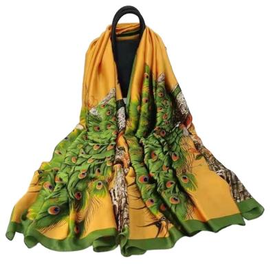 China Wholesale New Brand Custom Women's Long Wrap Women's Silk Neckerchief Scarf for sale