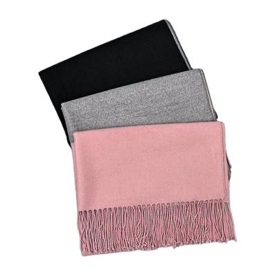 China Hot Selling New Women's Long Cashmere Scarf Style Plush Shawl Korean Autumn And Winter for sale