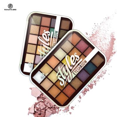 China Wholesale Romantic Waterproof Neutral Vegan Eyeshadow Chameleon Bird Eyeshadow Unique Eyeshadow Palettes 24 Palettes for sale