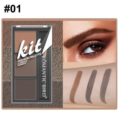 China Custom waterproof romantic bird eyebrow sprinkle 2022 newcomer private label wholesale one step three colors waterproof and oil proof for sale