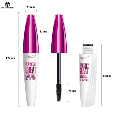 China Hot Selling Romantic Wholesale Mascara Water Resistant Cream Custom Bird Private Label Waterproof 360 Degree Rotation Black Length for sale