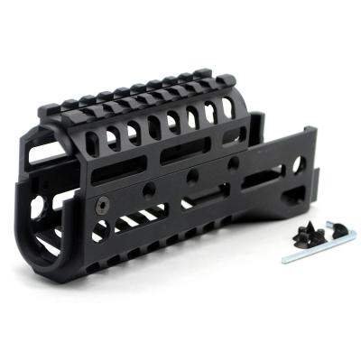 China Two-Pieces AK*47 Drop In M-LOK Rail Aplus Black Design Drop-In Style 6.5 Inch Two-Pieces Universal AK M-LOK Rail Fits UK & US AK*47 for sale