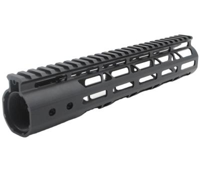 China Lightweight M-Lok Aplus NSR One Piece 10 Inch Style AR-15 M-LOK System Free Float MLOK AR15 Handguard with Steel Barrel Nut for sale