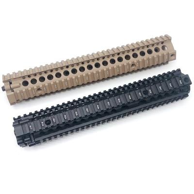 China .223/5.56 Aplus Two-Piece Design 12.7 Inch Optional Black Drop-In /FDE Quad-Rail For MK18 Interface System To Fit .223 CAL. for sale