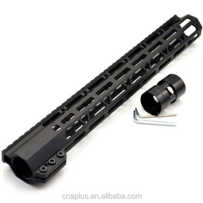 China M-LOK New Handguard Sling Sling On 15 Inch Black Tactical M-LOK Handguard For AR15 M4 M16 With Steel Barrel Nut Fits .223/5.56 Rifle for sale