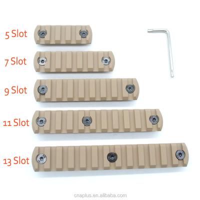 China New Keymod Handguard System TAN/FDE Style Aluminum Picatinny CNC Enclosure Kit For KeyMod Handguard Rail System for sale