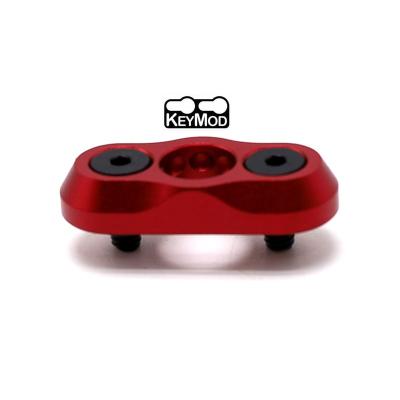 China Red Flange Mount Base Aplus Clamp Base Mount Adapter Attachment Fits Keymod Rail System for sale