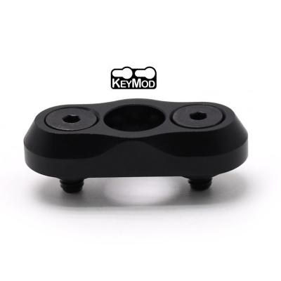 China Flange Mount Base Aplus Black Clamp Base Mount Adapter Attachment Fits Keymod Rail System for sale