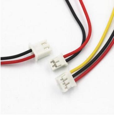 China XH2.54-2P single end terminal electronic cable length is 200 mm XH2.54-2P red black line for sale