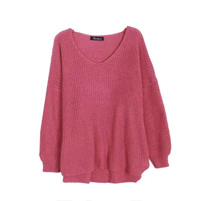 China Breathable Chef Knit Manufacturer 100% Cashmere Cashmere Sweater Knitwear V Neck Warm Casual Sweater for sale