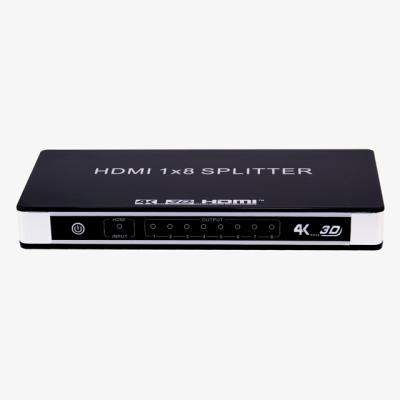 China HDMI splitter 1x8 hdmi splitter 1X8 HDMI distribution 1 in 8 support 4K CER arc for sale