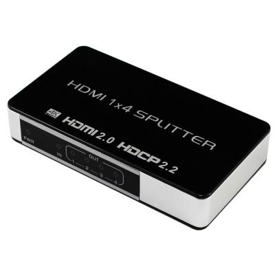 China HD /video Signal HDMI Splitter 1x4 4 Port HDMI 2.0 Splitter 4K60Hz 18Gbps HDR Split Audio CCE for sale