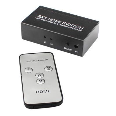 China High Quality OEM/ODM Best Buy HDMI Switch 2 in 1 with Remote HY-3201-V0-C for sale