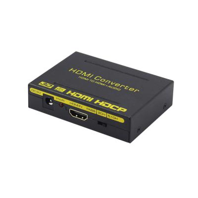 China HDMI to HDMI converter +audio extractor (SPDIF+L/R) HDMI 1.4 version /4Kx2K @30Hz HY-404-V0-B-SIL for sale