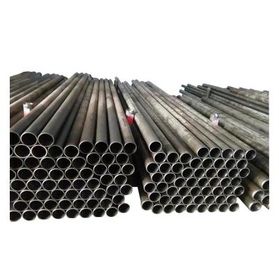 China 15mm Seamless Black Steel Tube , Schedule 80 Black Pipe Round Shape for sale