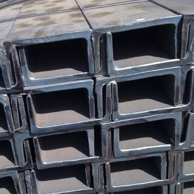 China structural steel channel standard Hot Rolled 100*50*5.0 mm U type Channel Steel black for sale