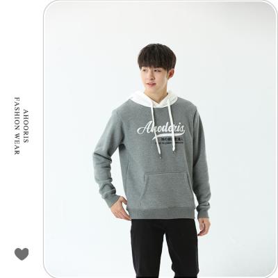 China Custom Oversized Embroidery Men's Hooded Pullover Logo Ahodoris Printed Hoodies Breathable Heavy Cotton Men's Hooded Sweatshirt for sale