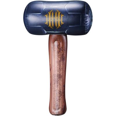 China Eco-friendly X12 22 X 41 Inch Big Inflatable Hammer Toy, Big Blow Blacksmith Hammer Toy For Kid And Adult For Fun for sale