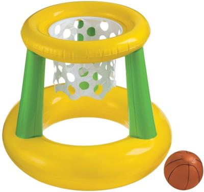 China Eco - Friendly Inflatable Floating Hoop And Basketball Toy Sports Toy For Outdoor Kids for sale