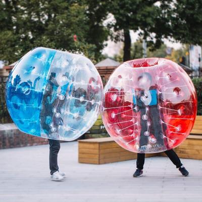 China PVC/TPU Bubble Balls Soccer LargeHuman Diameter Inflatable Hamster Bumper Ball for sale