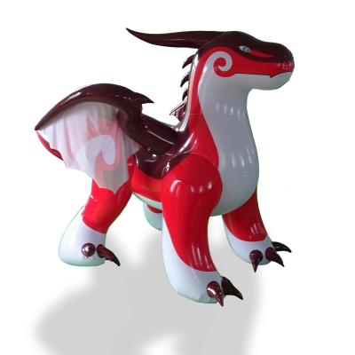 China Toy Hot Sale Factory Custom Inflatable Flying With Wings Cartoon Animal Toy, Big Inflatable Cartoon Dragon for sale