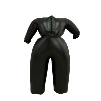 China Wholesale Attractive Funny Christmas Costumes Clothes For Adult And Kid Inflatable Black Costume for sale