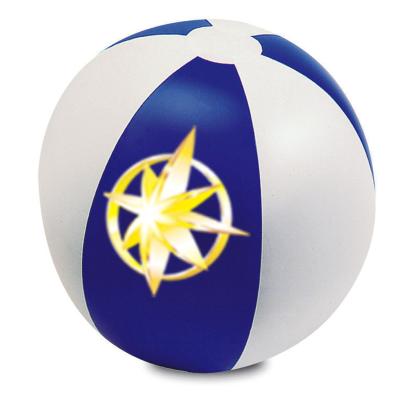 China Sports toys custom LOGO inflatable beachball ball toy for advertising and promotion for sale