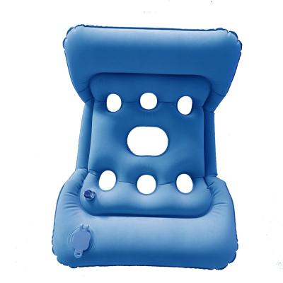 China Hot Selling Air Cushion Sedentary Comfortable Inflatable Cushion Foldable With Easy Mouth Blowing Valve for sale