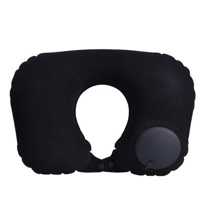 China Portable Inflatable U Shaped Headrest Health Support Inflatable Nap Cushion Neck Pillow for sale