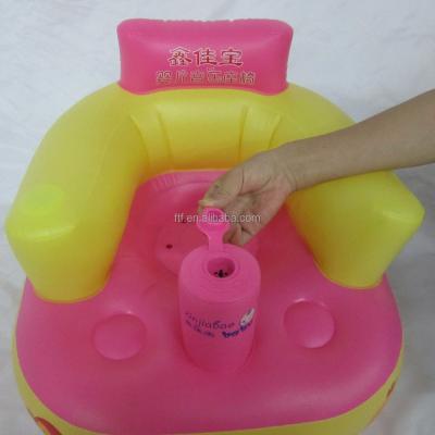 China Multifunctional Self Inflating Inflatable Music Baby Bath Chair, Inflatable Baby Seat for sale