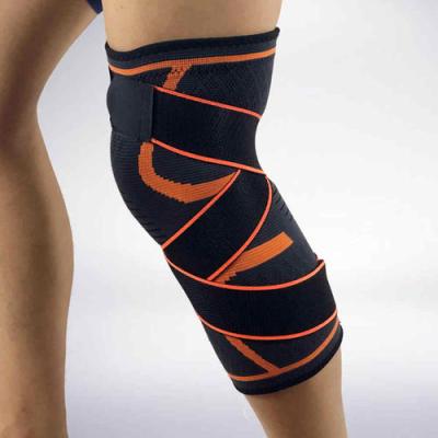 China 2021 New Arrivals Convenient 3D Knitted Elastic Nylon Knee Supports Sleeve Compression Sports Knee Brace for sale