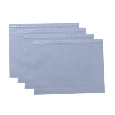 China 2021 China Factory Price Pocket Office School Stationery Clear File Folder Transparent PVC Sheet Protectors for sale