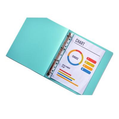 China Office School Stationery 11 Holes Storage Bag Transparent Paper Documents Cover Protector for sale