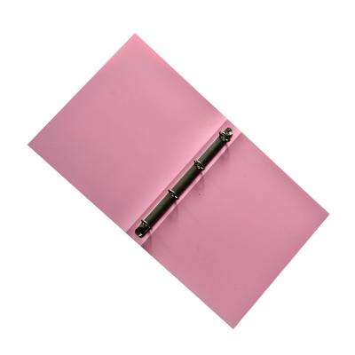 China Custom Size PP 2 Hole 2 Ring Binder Plastic Document Binder Paper File Folder Organizer Office School Stationery Office Supplies A4 for sale