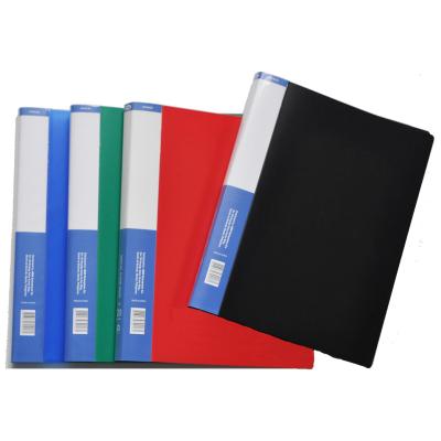 China Office School Stationery Clear Document Display Book FC Size 20 Pocket PP Plastic Folder New for sale