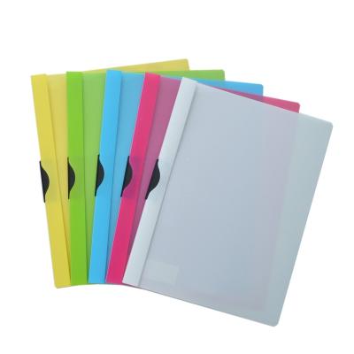 China Office School Stationery Custom Assorted A4 Size Plastic Slide Report Folder , Pack 1 PC for sale