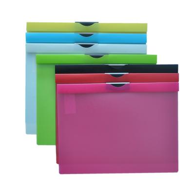 China Office School Durable A4 Stationery Assorted Color Clip Folder, 1pc Pack for sale