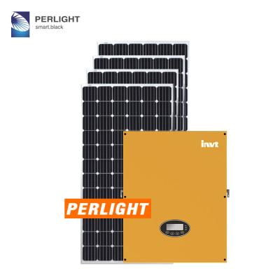 China Perlight 60kw Industrial Solar Power Energy System On Grid Home Solar Power System Portable Solar System for sale