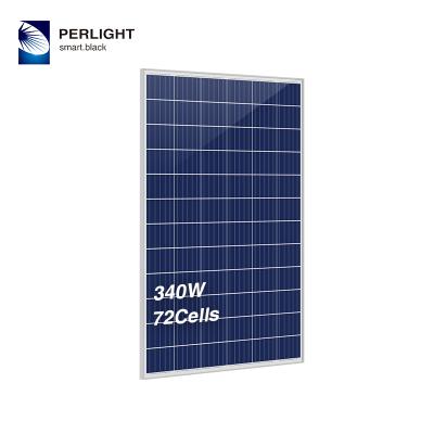 China Perlight 340w solar power panels 5bb polycrystalline solar panel cell 340 watt PV module panel PLM-340P-72 for sale