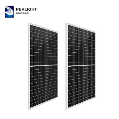 China Monocrystalline Silicon For Sale Perlight Solar Panel430w 445W 450w 455w With 144 Half Cells 9BB Solar Batteries for sale