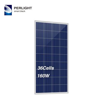 China Perlight Poly 150w PV Solar Panel 160w 12v Module 170wp PV Module 150wp PLM-160P-36 for sale