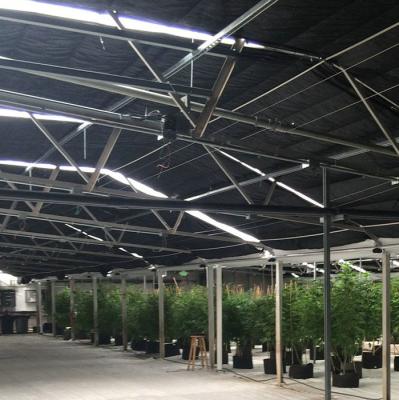 China Automatic Light Deprivation Greenhouse Blackout System Greenhouse For Medical Plants for sale