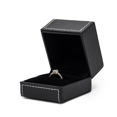 China Black Jewerly Storage Fashion Jewelry Necklace Earrings Box Jewelry Boxes and Wedding Jewelry Storage Packaging Case for sale