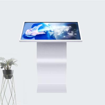 China Wokai 55inch Self Supported Touchscreen Hotel Kiosk For Hospital 4k Resolution Induction UHD 8g RAM Library Station And Kiosk 55Inch (1882*756.5) for sale