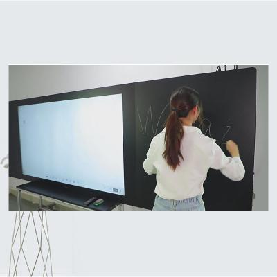 China Teach Education WOKAI 98 inch LED screen capacitive multi-touch smart interactive nano blackboard for education for sale