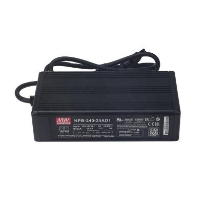 China Remote Control ON/OFF Middle Well NPB-240-24AD1 With Fanless Design 12V 24V 48V DC Backup Power And Charger Battery 240W Power for sale