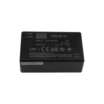 China Dimension 12V Medium Well IRM-45-12 5V 15V 24V 48V 45W Switch Module Compact Universal Industrial Power Supply for sale