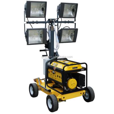 China Mobile Road Construction Light Tower For Portable Movement for sale